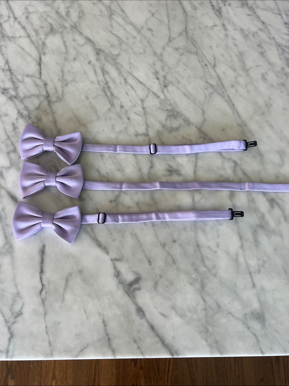 Azazie Lilac Bow Ties for Kids - Set of Three